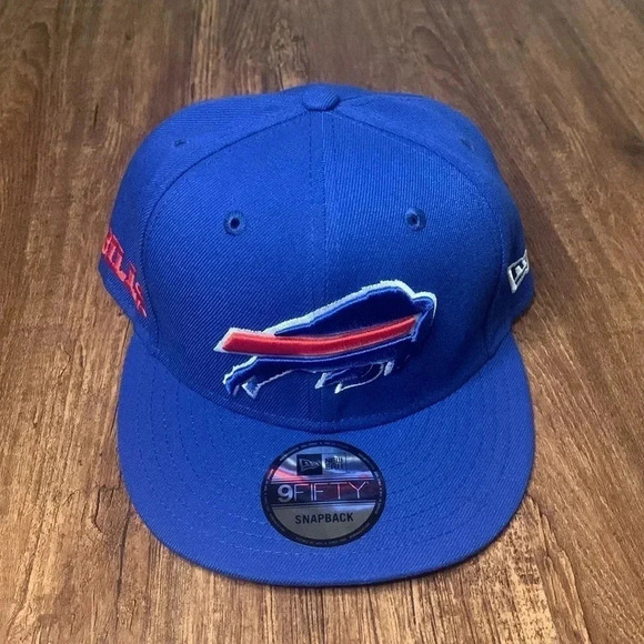 Buffalo Bills NFL Cap 9Fifty SnapBack Cap Royal Blue New - Picture 2 of 9